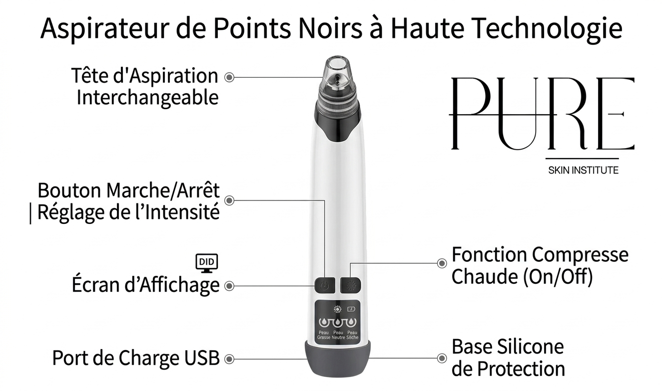 Aspirateur de Points Noirs - CuraLab Pro™