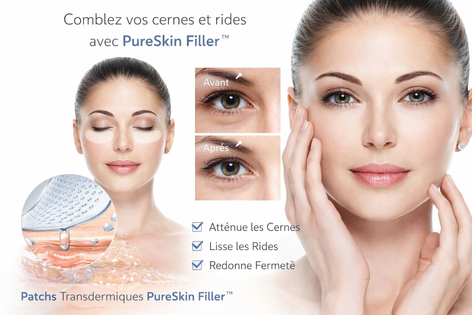 CuraLab Filler™ — Patchs Micro-Cristallins à l'Acide Hyaluronique