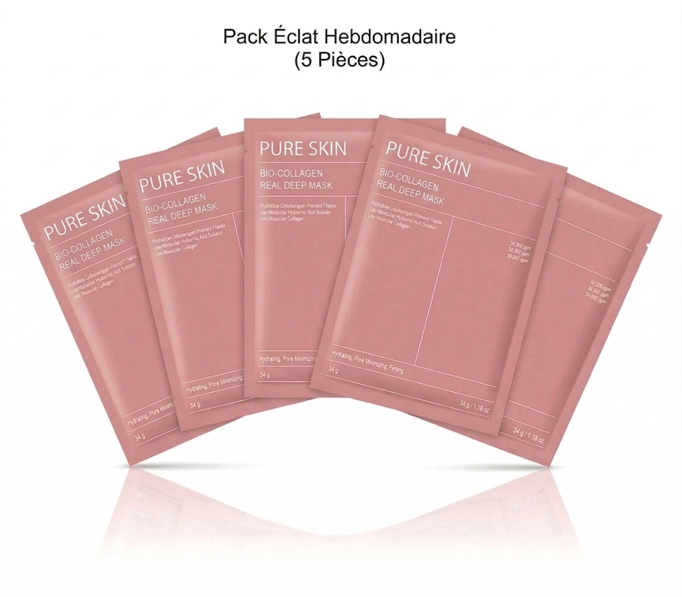 Masque Facial Hydratant Profond au Bio-Collagène Cura Lab Hydra™